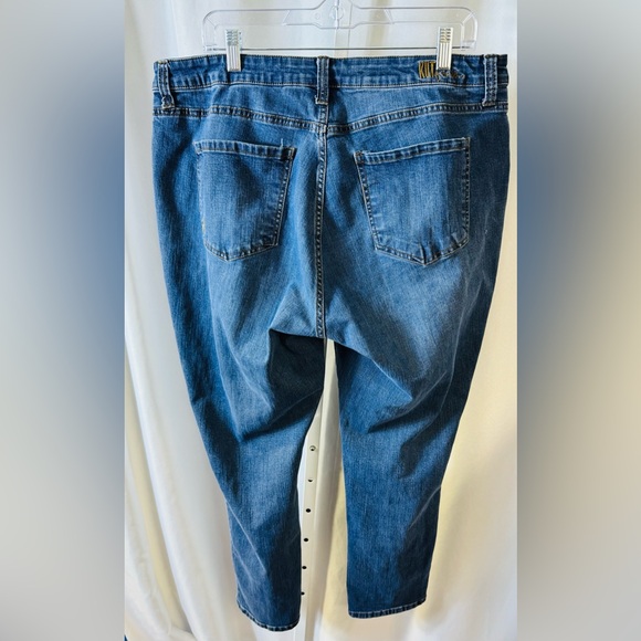 Kut From The Kloth Katy Boyfriend Medium Wash Jeans 11” Rise 29” Inseam size 14W - Picture 6 of 15